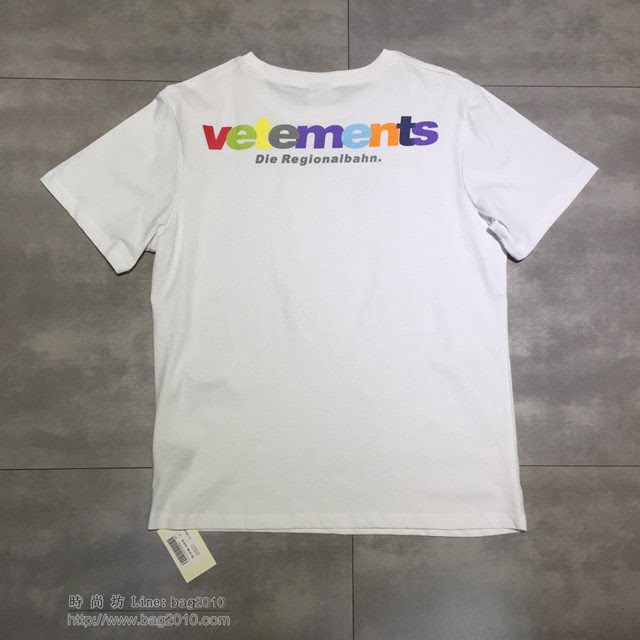 Vetements短袖衣 19春夏新款 維特萌白色男T恤  tzy1632